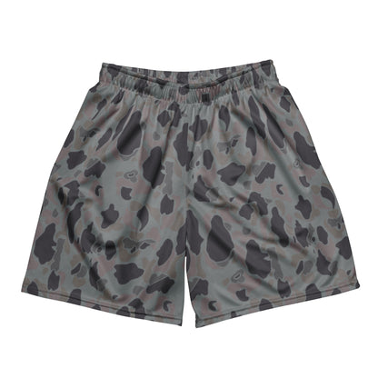 American Frog Skin Snow Shadow CAMO Unisex Mesh Shorts - 2XS