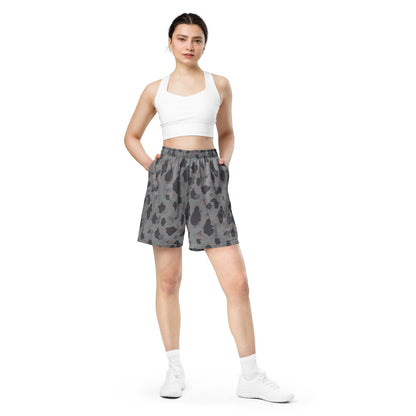 American Frog Skin Snow Shadow CAMO Unisex Mesh Shorts