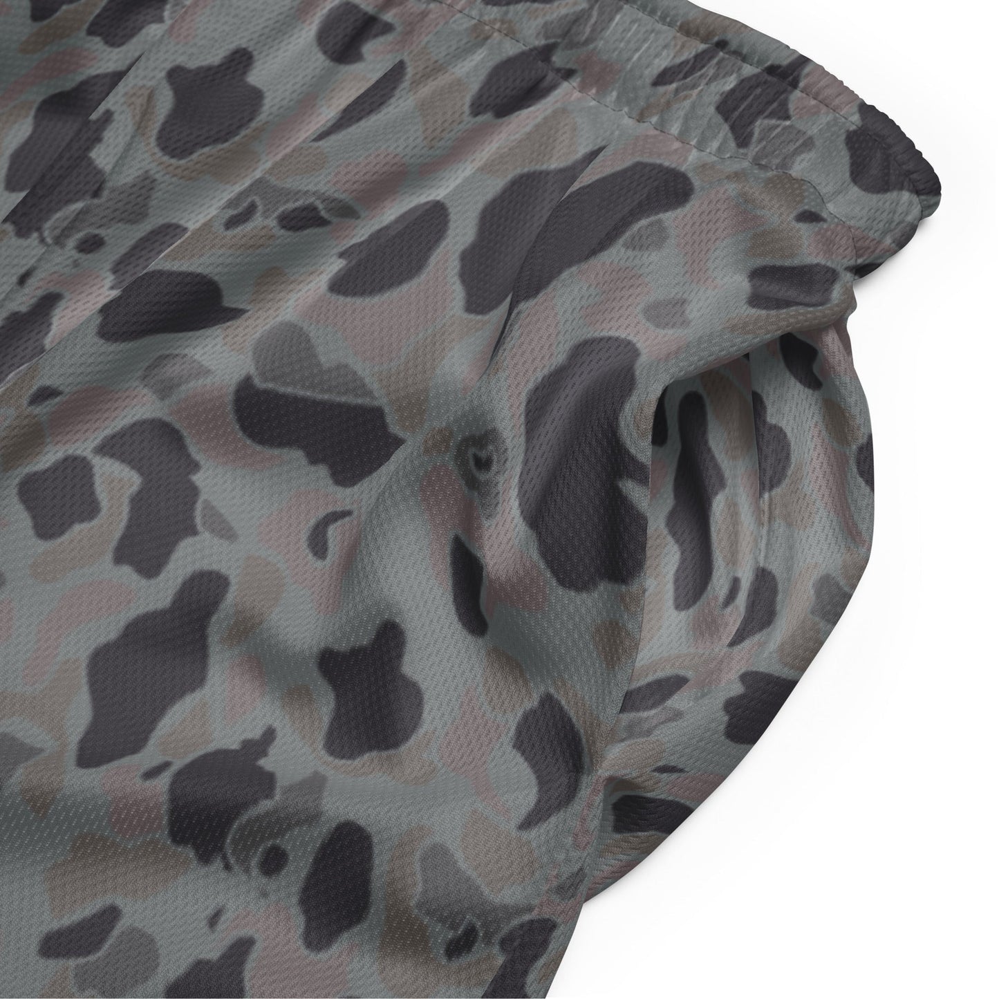American Frog Skin Snow Shadow CAMO Unisex Mesh Shorts
