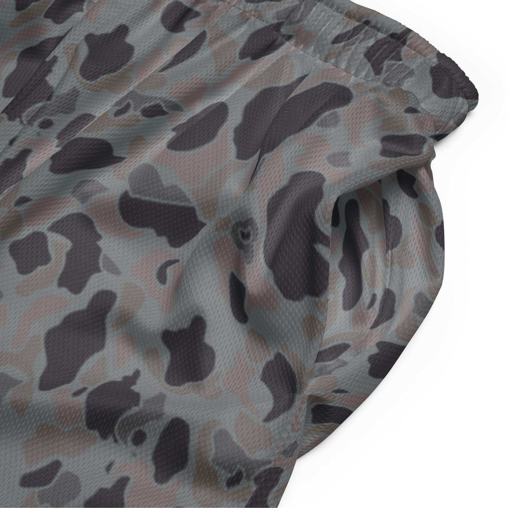 American Frog Skin Snow Shadow CAMO Unisex Mesh Shorts