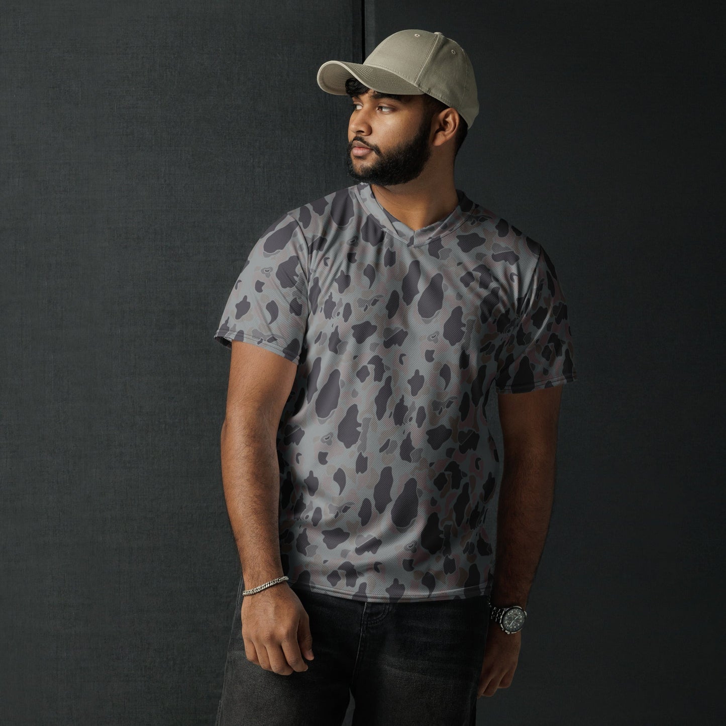 American Frog Skin Snow Shadow CAMO Unisex Sports Jersey