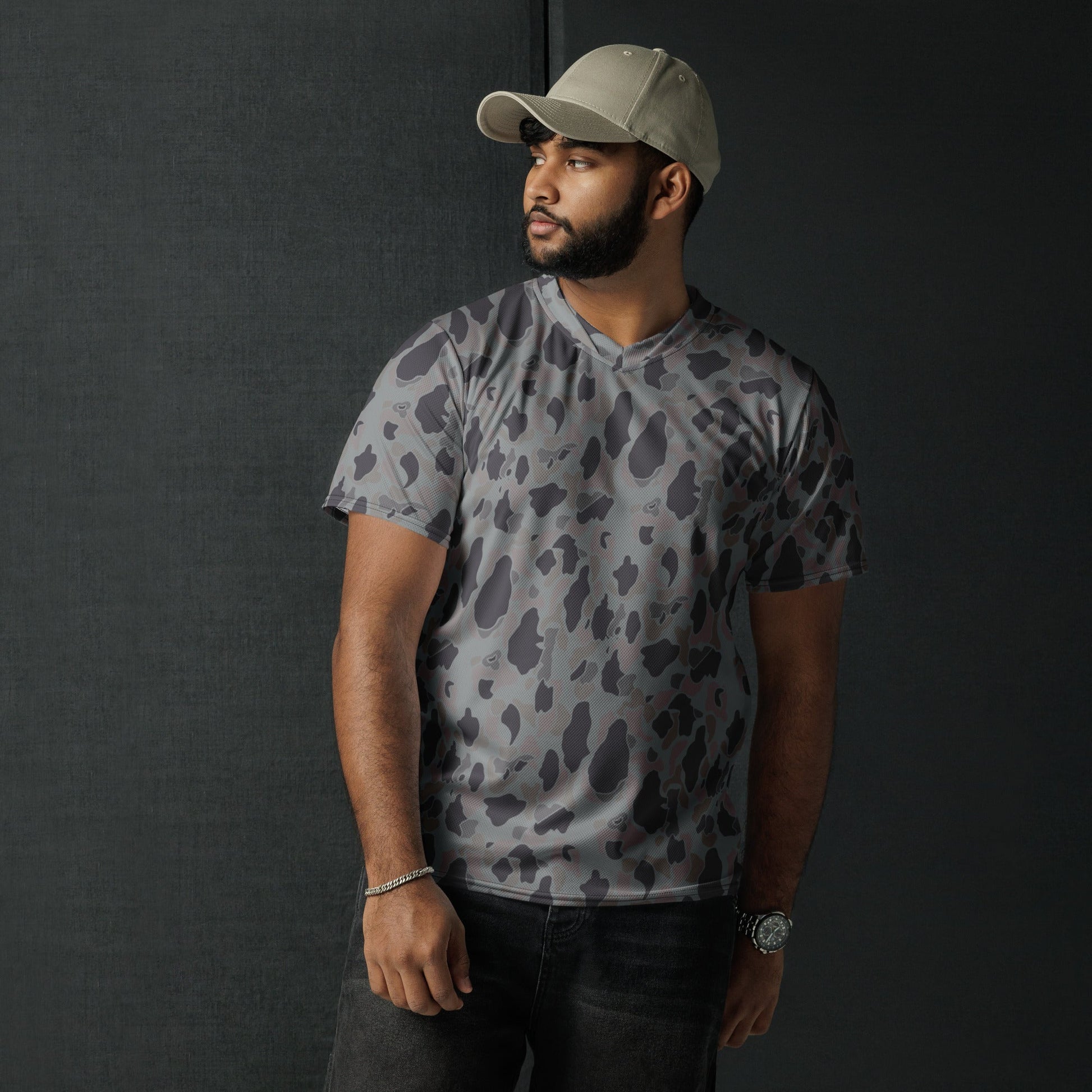 American Frog Skin Snow Shadow CAMO Unisex Sports Jersey