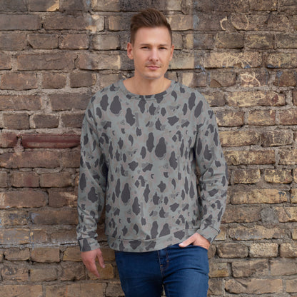 American Frog Skin Snow Shadow CAMO Unisex Sweatshirt - 2XS