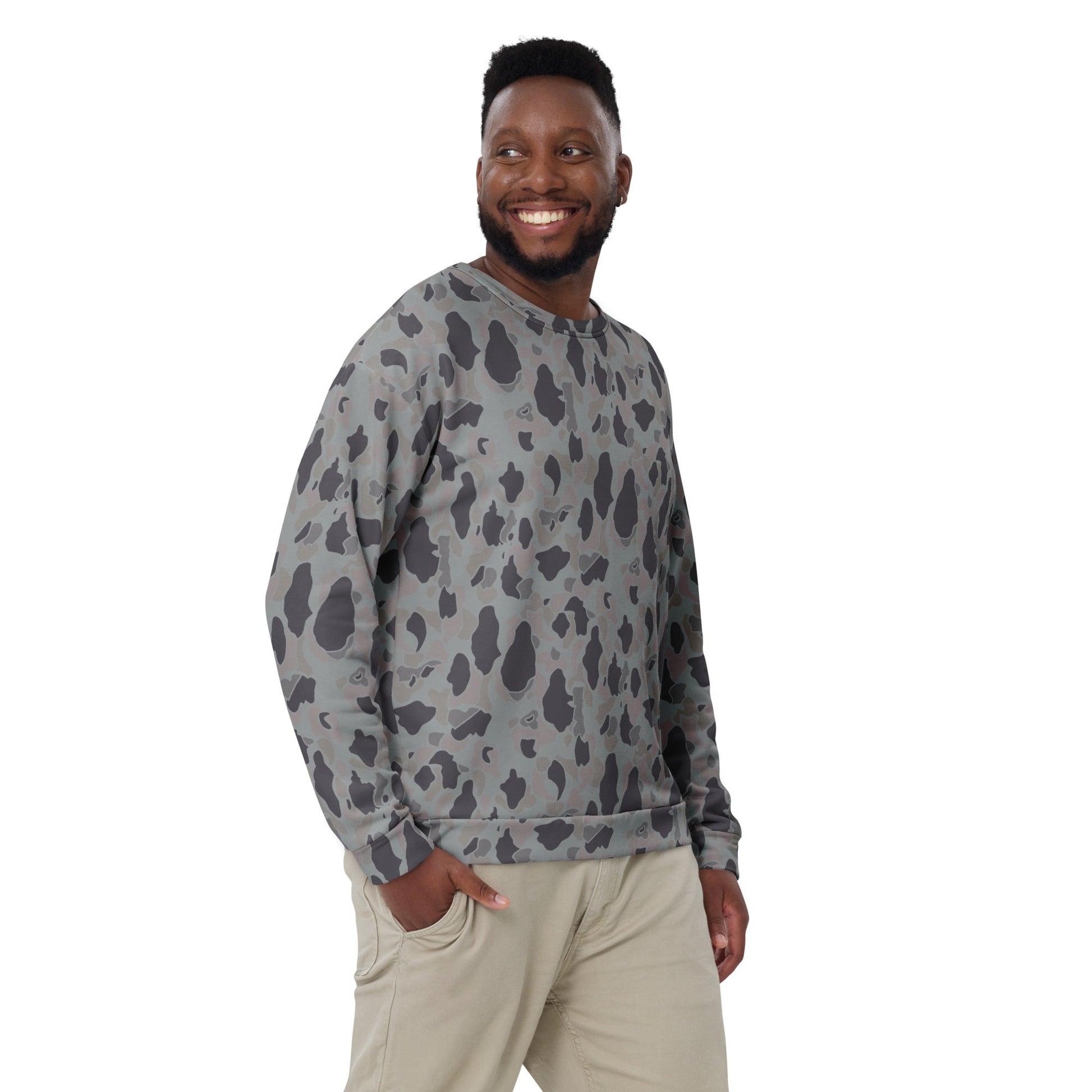 American Frog Skin Snow Shadow CAMO Unisex Sweatshirt