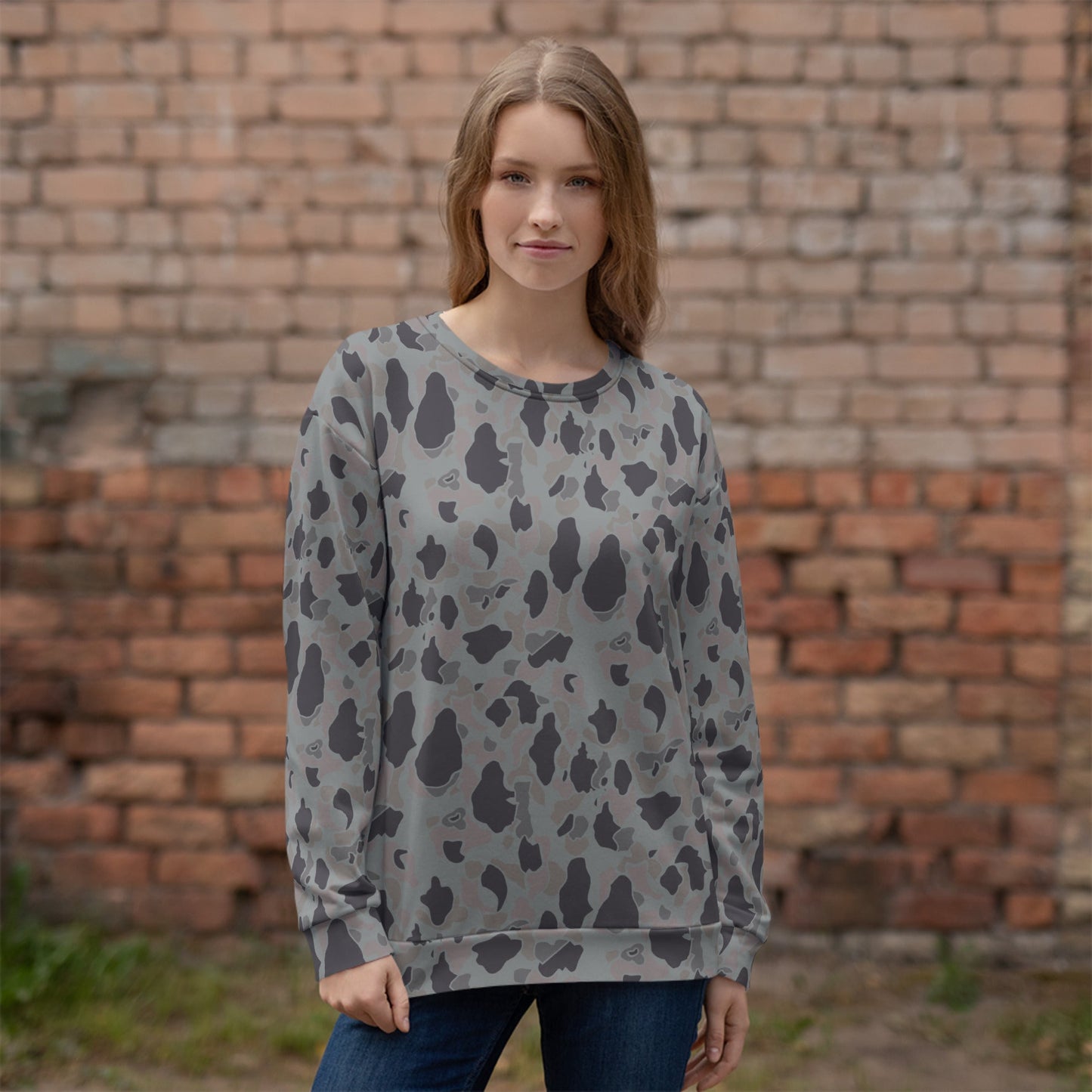 American Frog Skin Snow Shadow CAMO Unisex Sweatshirt