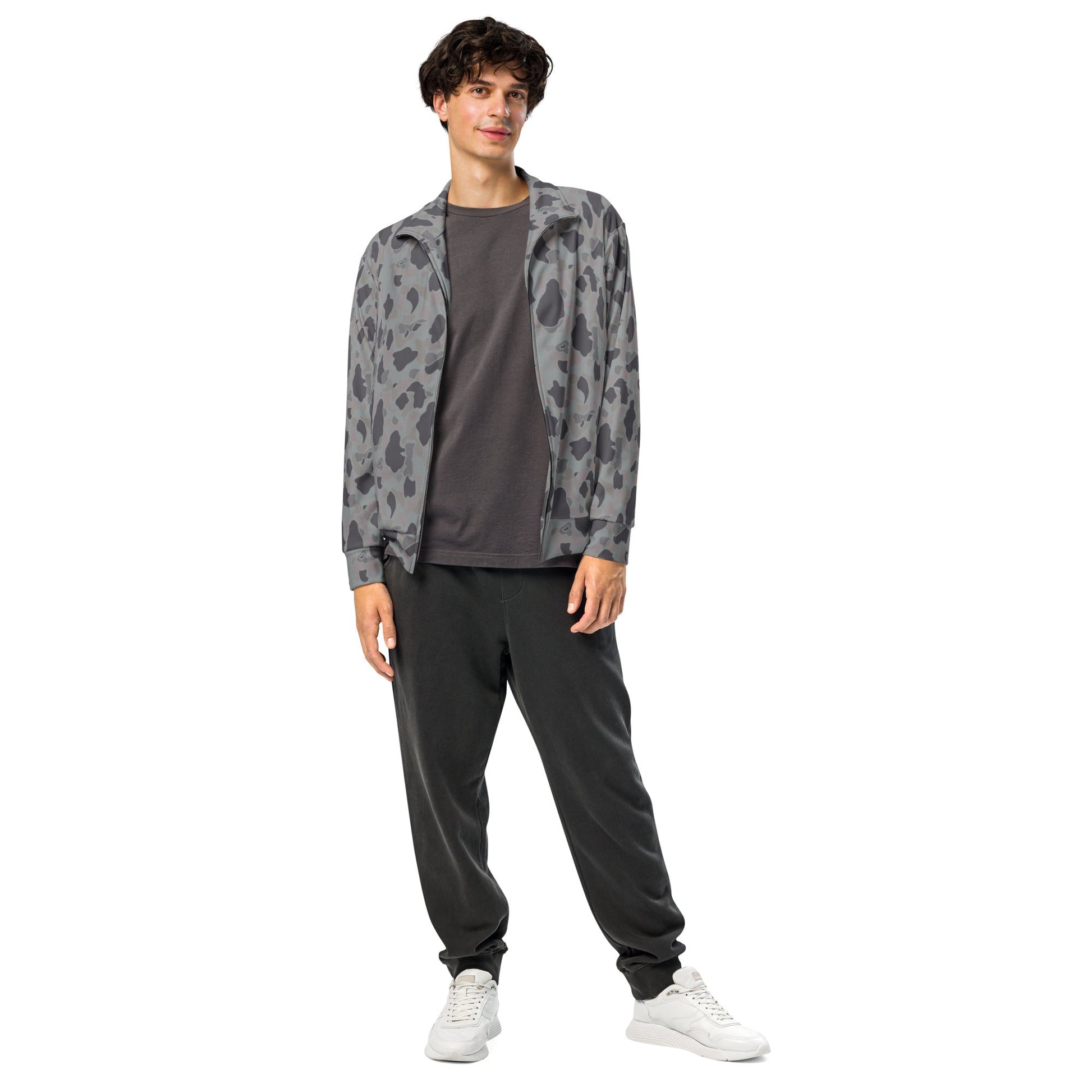 American Frog Skin Snow Shadow CAMO Unisex Track Jacket