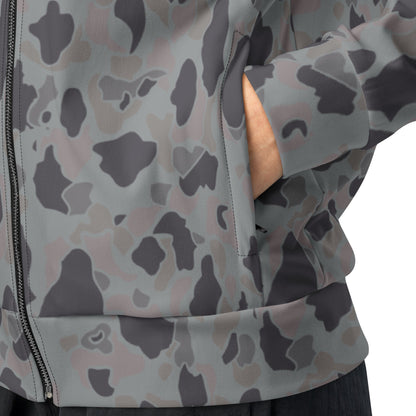 American Frog Skin Snow Shadow CAMO Unisex Track Jacket