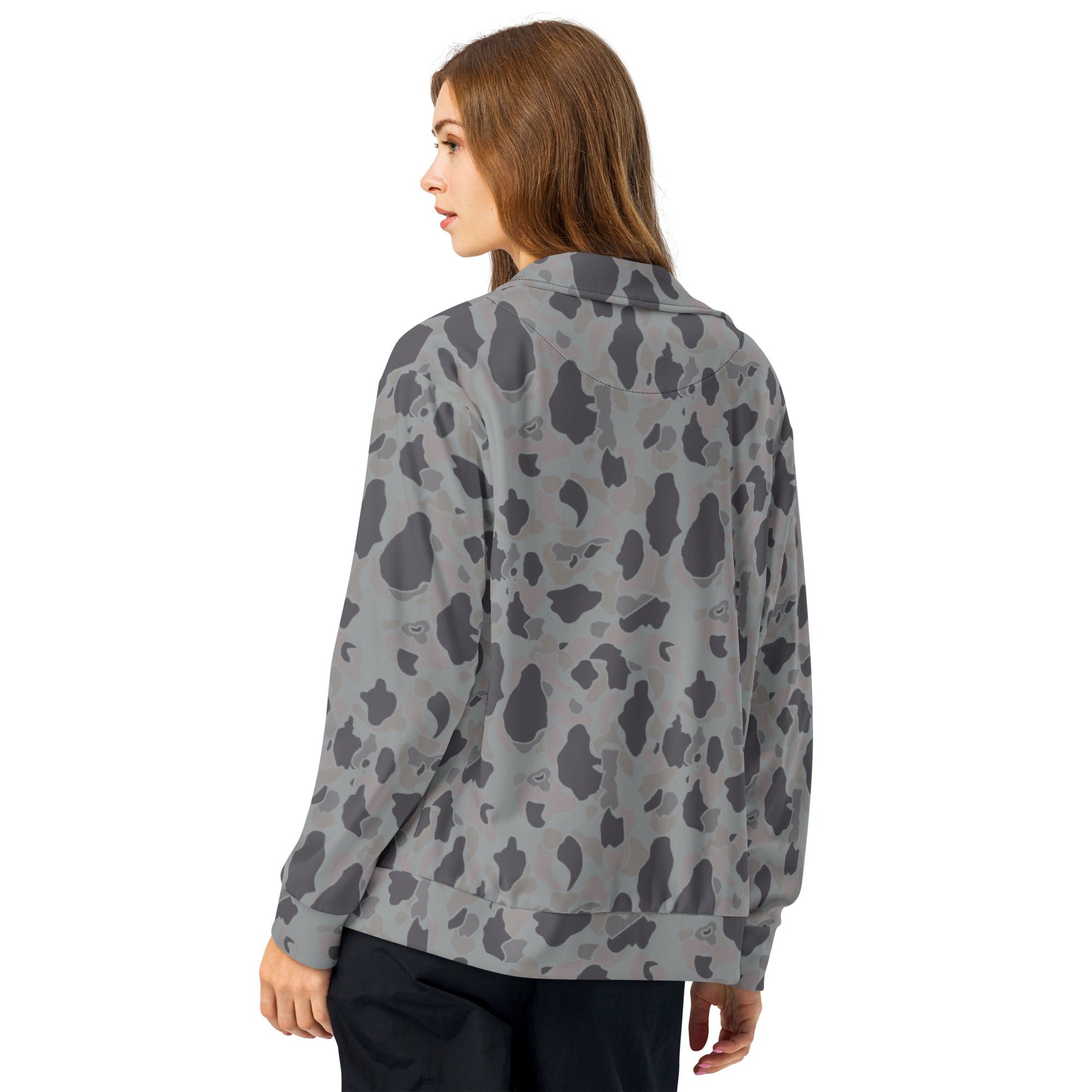 American Frog Skin Snow Shadow CAMO Unisex Track Jacket