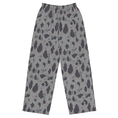 American Frog Skin Snow Shadow CAMO Unisex Wide-Leg Leisure Pants - 2XS