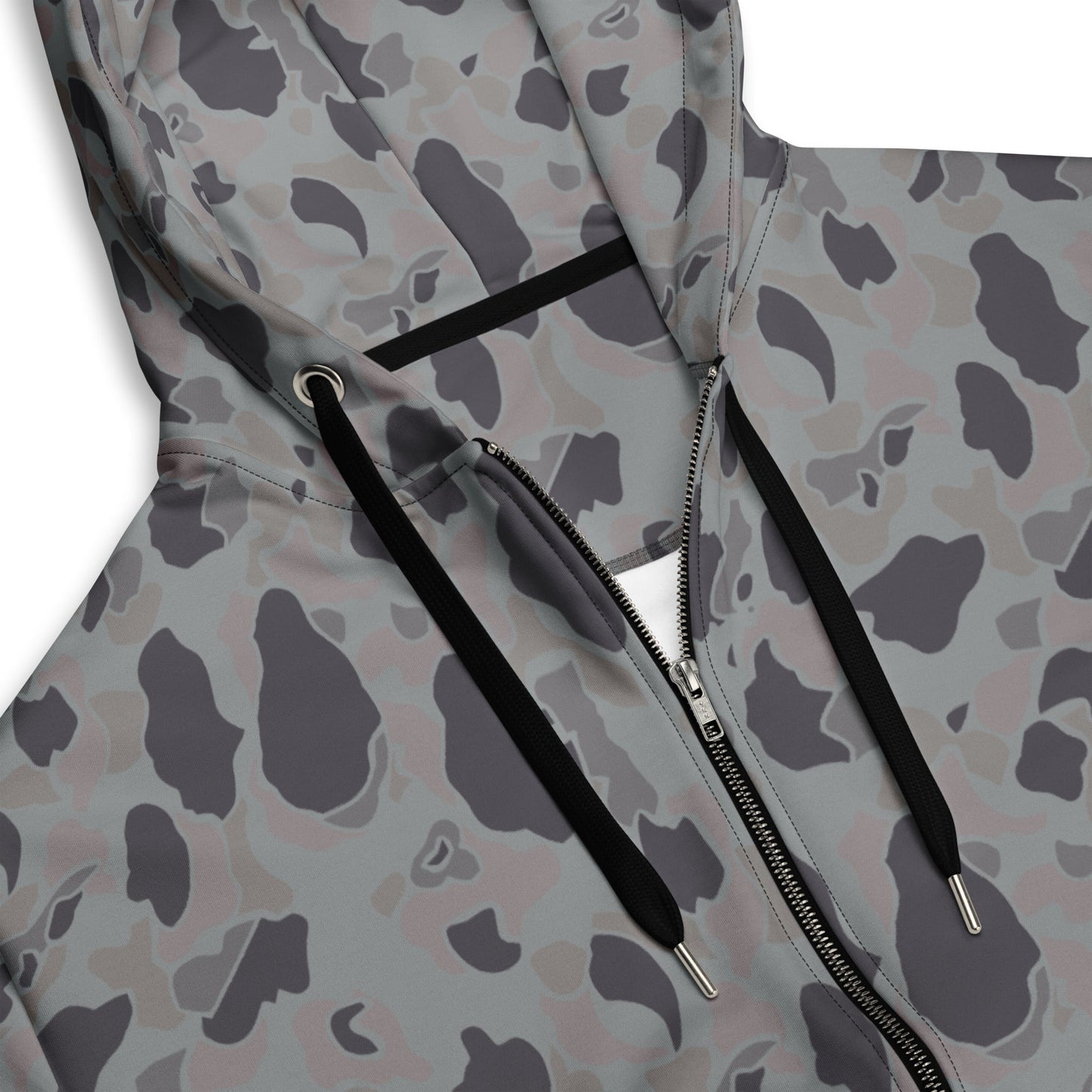 American Frog Skin Snow Shadow CAMO Unisex zip hoodie - Zip Hoodies