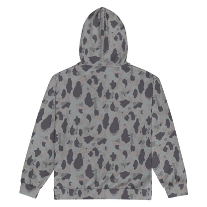 American Frog Skin Snow Shadow CAMO Unisex zip hoodie - Zip Hoodies