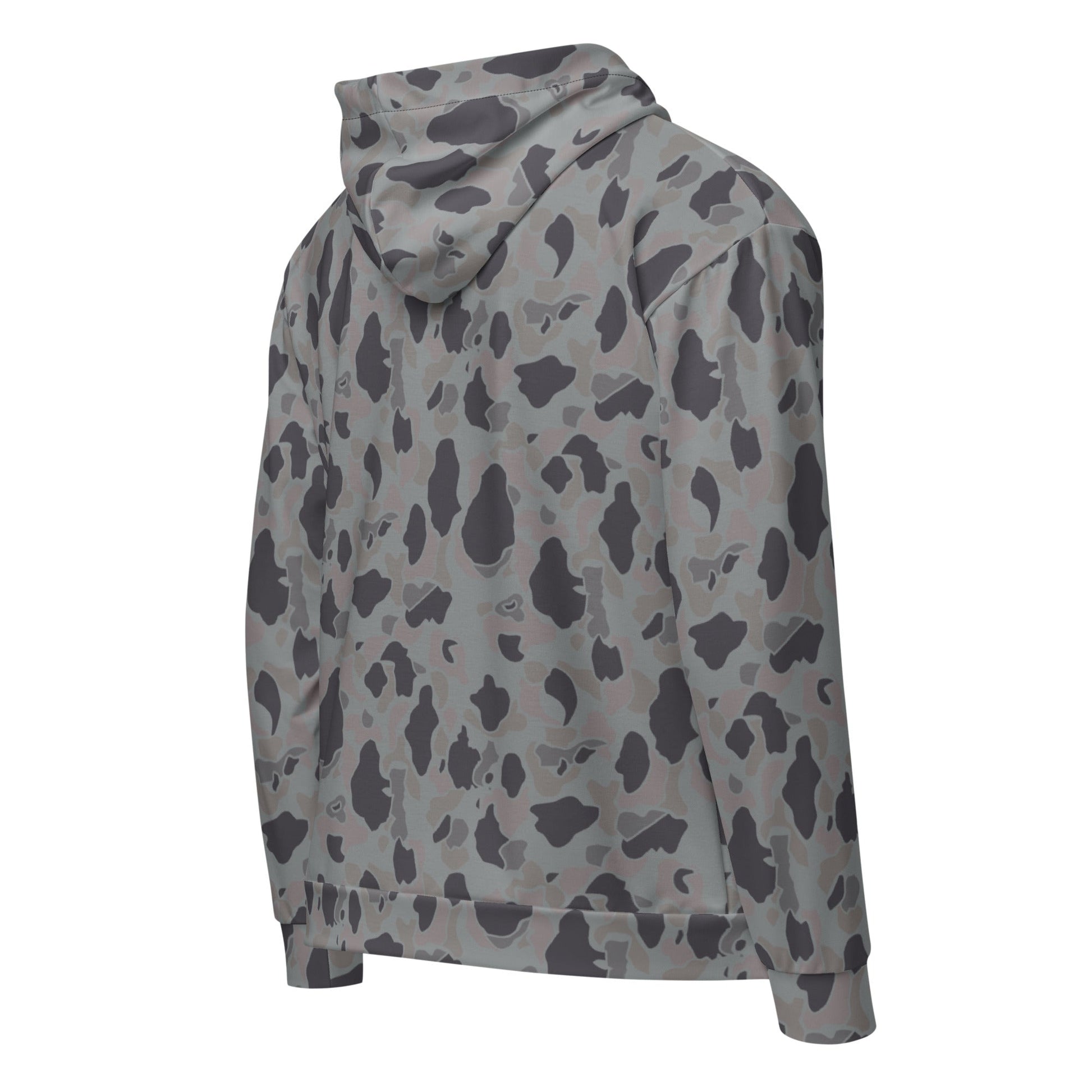 American Frog Skin Snow Shadow CAMO Unisex zip hoodie - Zip Hoodies