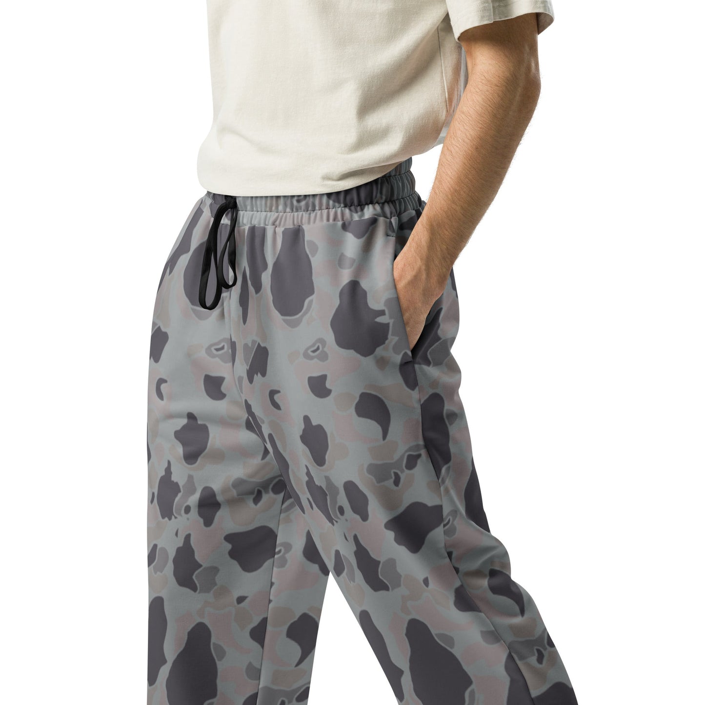 American Frog Skin Snow Shadow CAMO Wide-leg joggers - Joggers