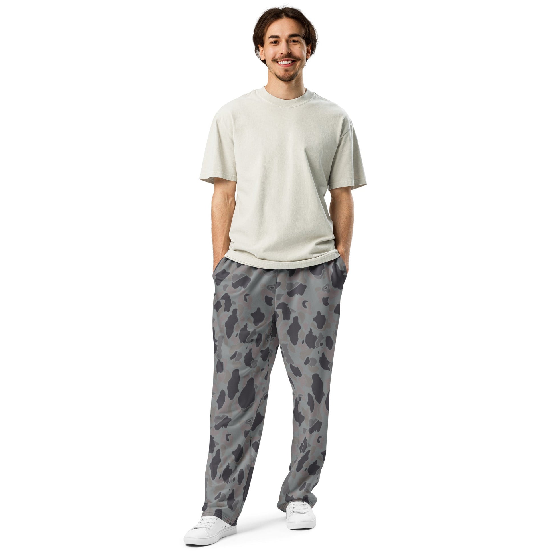 American Frog Skin Snow Shadow CAMO Wide-leg joggers - Joggers