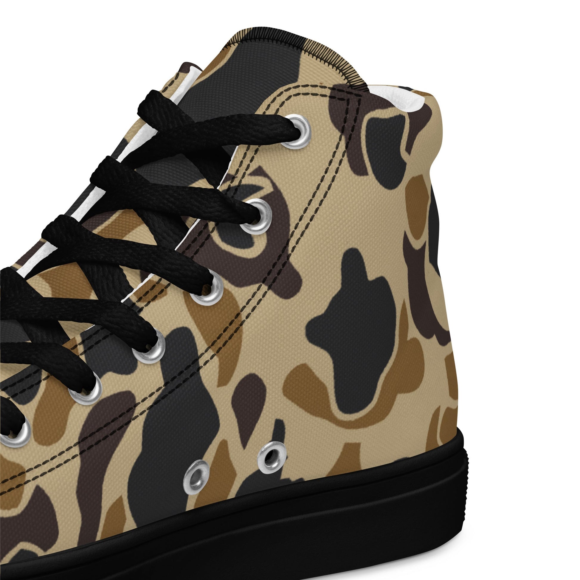 American Frog Skin Timberland CAMO Mens high top canvas shoes - High Top Canvas Shoes