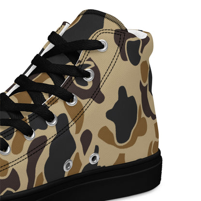 American Frog Skin Timberland CAMO Mens high top canvas shoes - High Top Canvas Shoes