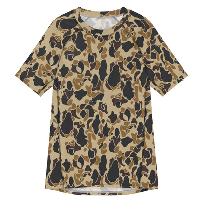 American Frog Skin Timberland CAMO Mens Short-Sleeve Rash Guard - 2XS - Short-sleeve Guards