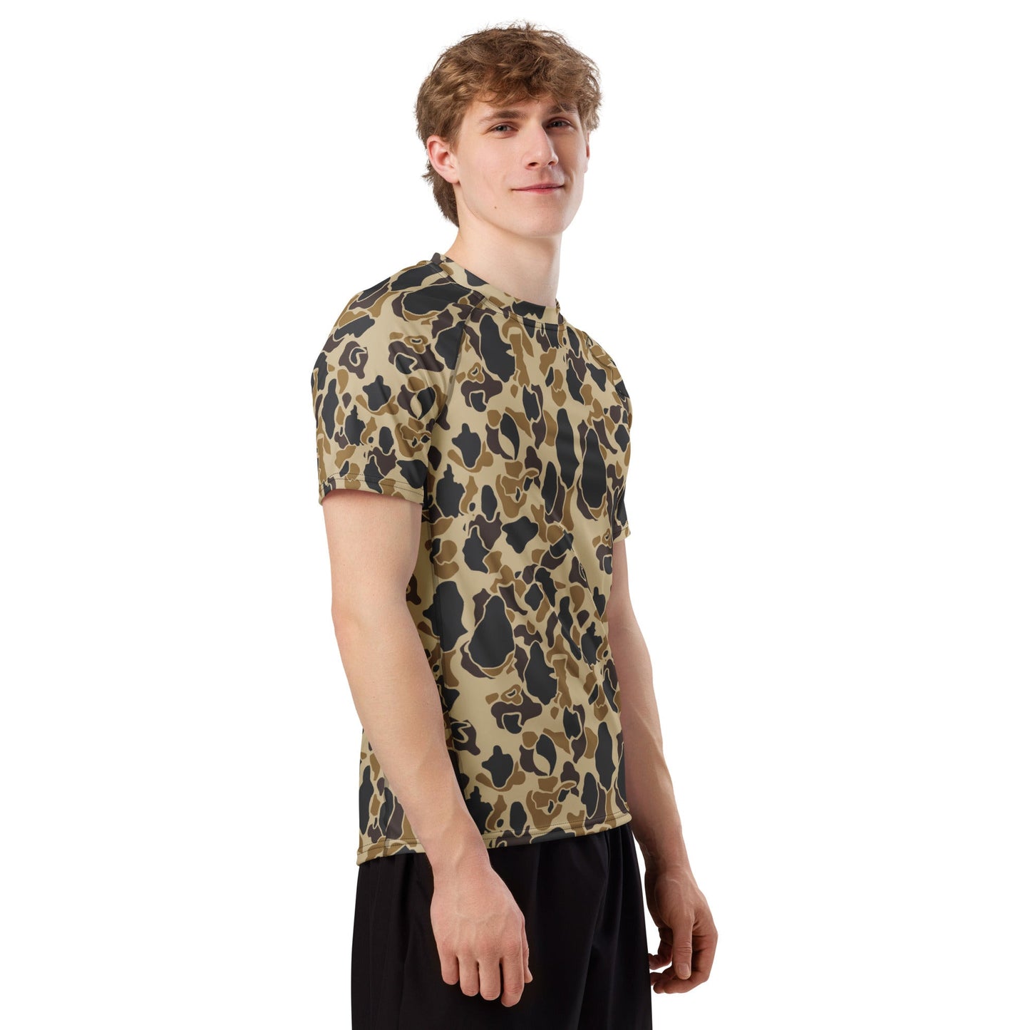 American Frog Skin Timberland CAMO Mens Short-Sleeve Rash Guard - Short-sleeve Guards