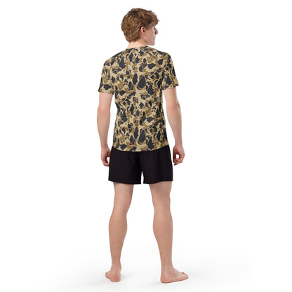 American Frog Skin Timberland CAMO Mens Short-Sleeve Rash Guard - Short-sleeve Guards