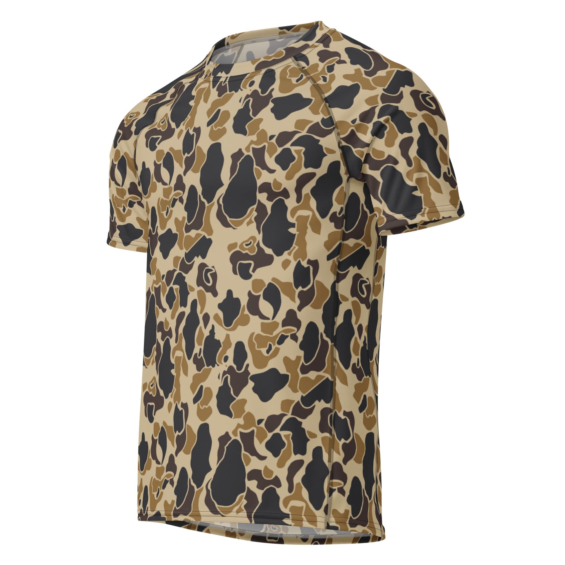 American Frog Skin Timberland CAMO Mens Short-Sleeve Rash Guard - Short-sleeve Guards