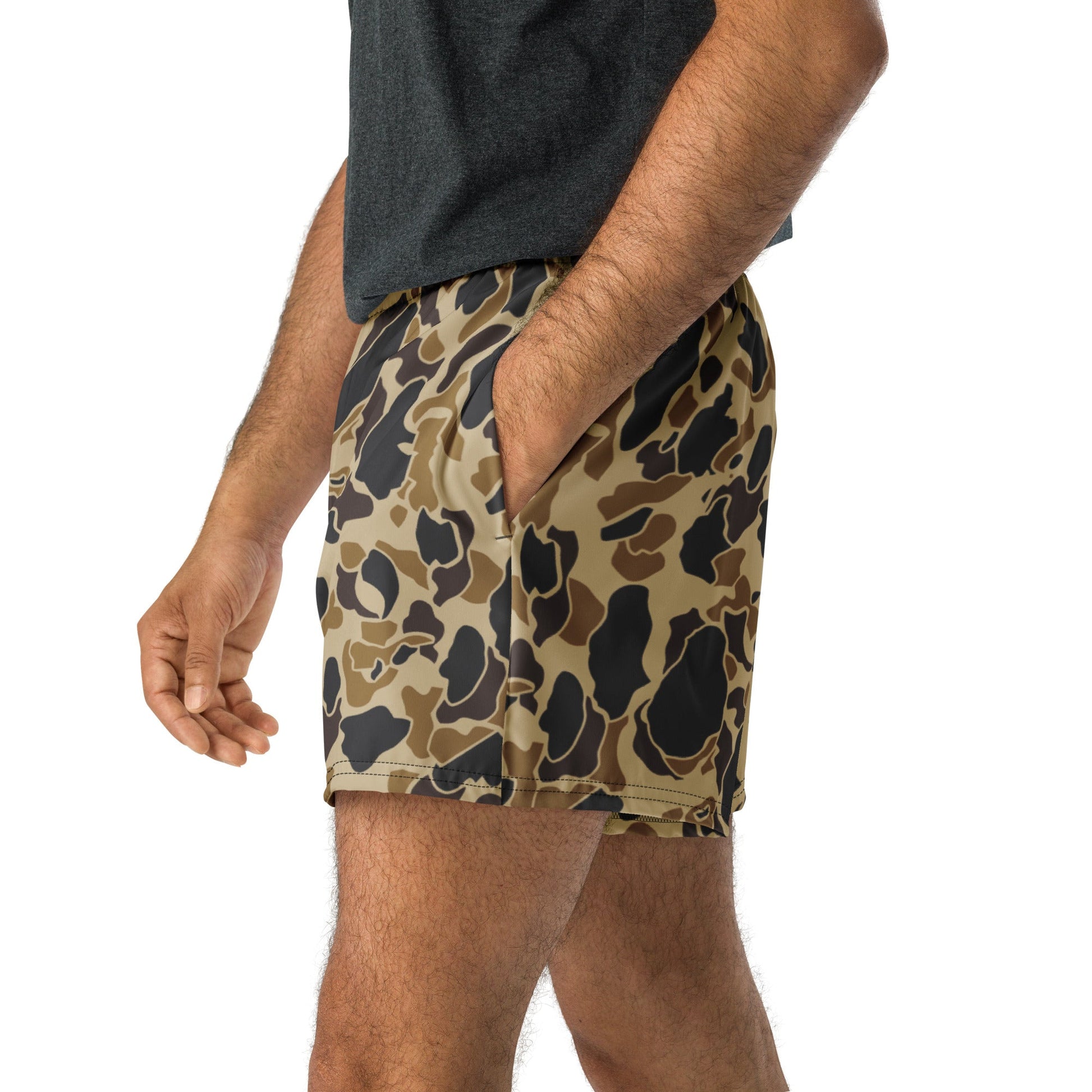 American Frog Skin Timberland CAMO Unisex Athletic Shorts - XS