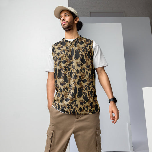 American Frog Skin Timberland CAMO unisex basketball jersey - 2XS - Basketball Jerseys