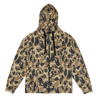 American Frog Skin Timberland CAMO Unisex zip hoodie - 2XS - Zip Hoodies