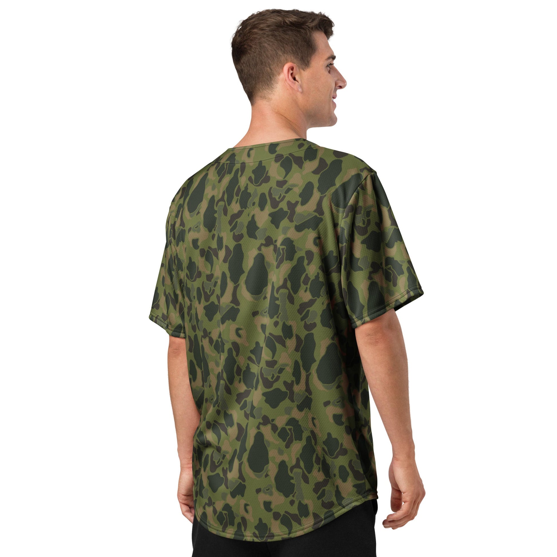 American Frog Skin Tropical CAMO baseball jersey - Baseball Jerseys