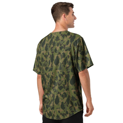 American Frog Skin Tropical CAMO baseball jersey - Baseball Jerseys