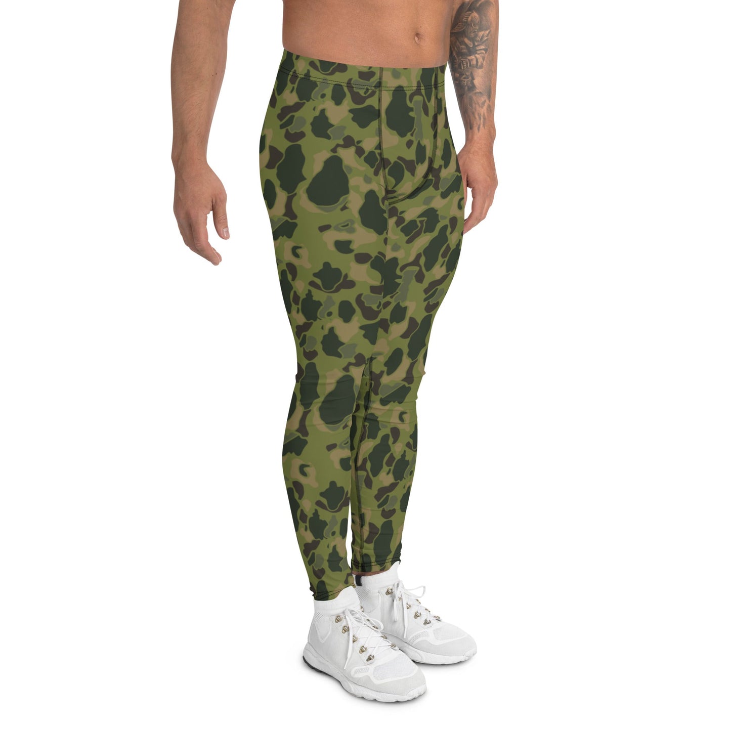 American Frog Skin Tropical CAMO Mens Leggings