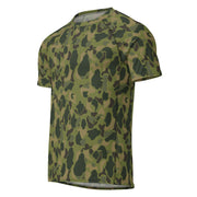 American Frog Skin Tropical CAMO Mens Short-Sleeve Rash Guard
