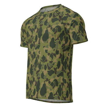 American Frog Skin Tropical CAMO Mens Short-Sleeve Rash Guard - Short-sleeve Guards