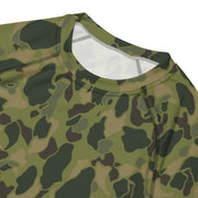American Frog Skin Tropical CAMO Mens Short-Sleeve Rash Guard