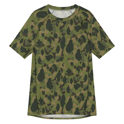 American Frog Skin Tropical CAMO Mens Short-Sleeve Rash Guard - 2XS - Short-sleeve Guards
