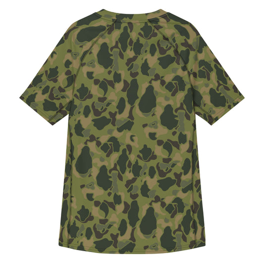 American Frog Skin Tropical CAMO Mens Short-Sleeve Rash Guard - Short-sleeve Guards