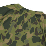 American Frog Skin Tropical CAMO Mens Short-Sleeve Rash Guard