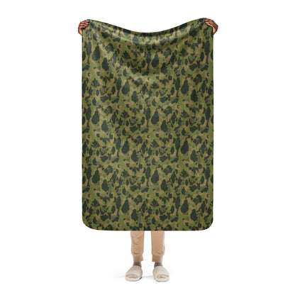 American Frog Skin Tropical CAMO Sherpa blanket - 37″×57″ - Blankets