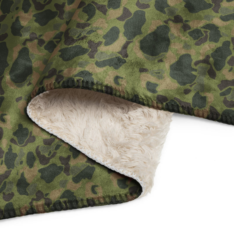 American Frog Skin Tropical CAMO Sherpa Blanket