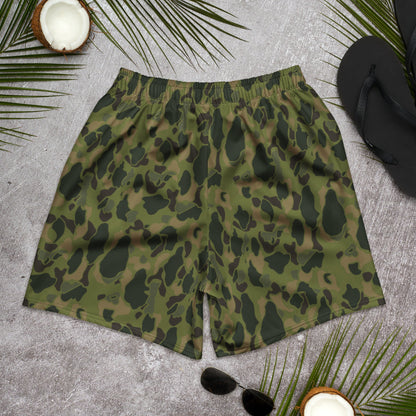 American Frog Skin Tropical CAMO Unisex Athletic Long Shorts