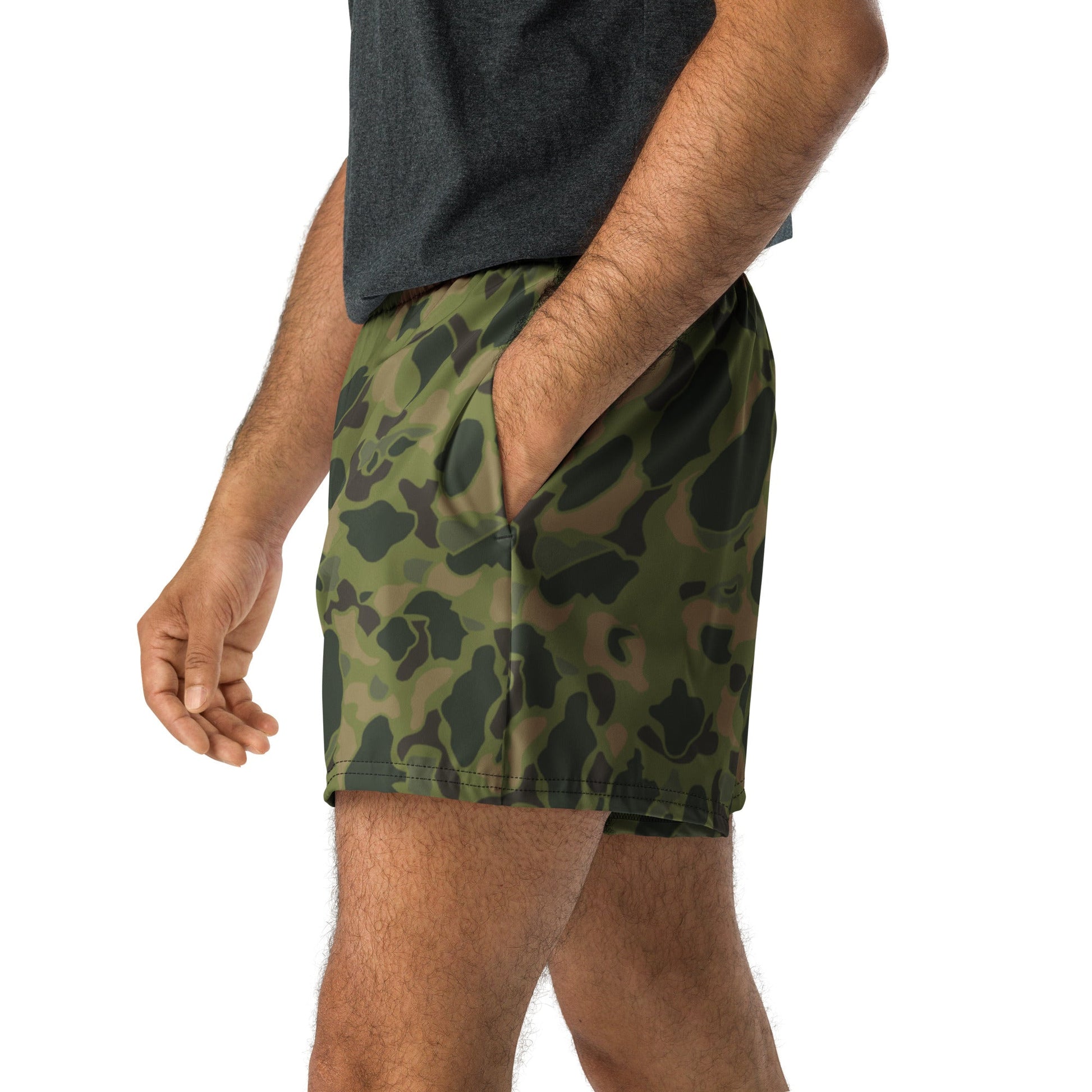 American Frog Skin Tropical CAMO Unisex Athletic Shorts - XS