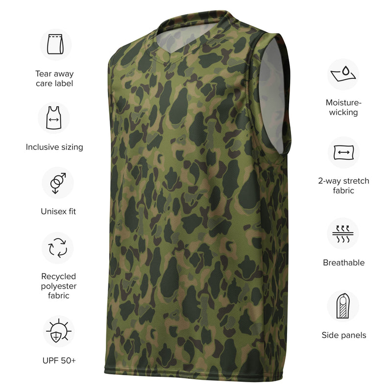 American Frog Skin Tropical CAMO Unisex Basketball Jersey
