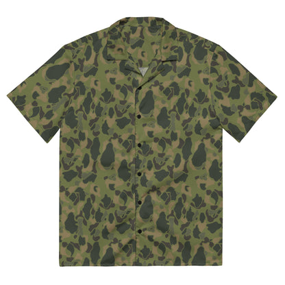 American Frog Skin Tropical CAMO Unisex button shirt - 2XS - Button Shirts