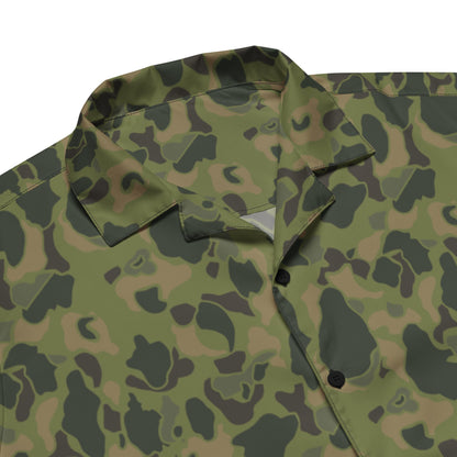 American Frog Skin Tropical CAMO Unisex button shirt - Button Shirts
