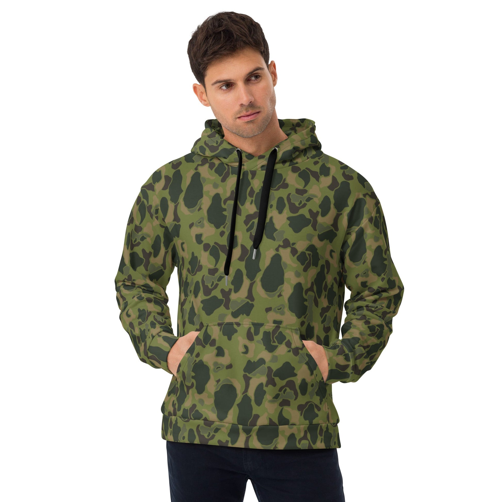 American Frog Skin Tropical CAMO Unisex Hoodie - 2XS - Hoodies