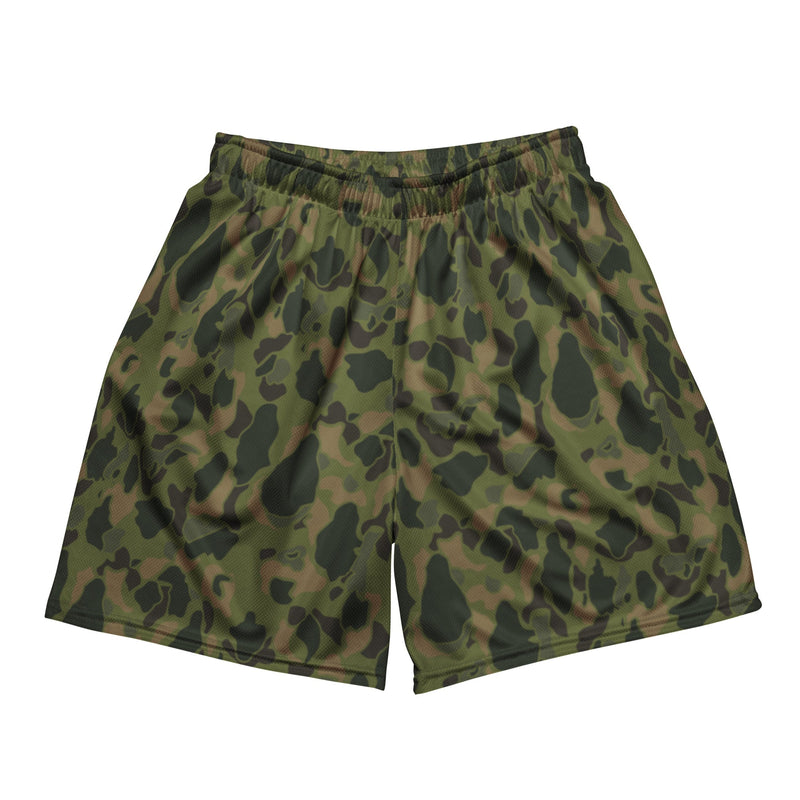 American Frog Skin Tropical CAMO Unisex Mesh Shorts - 2XS