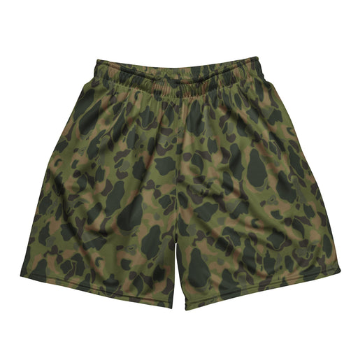 American Frog Skin Tropical CAMO Unisex Mesh Shorts - 2XS