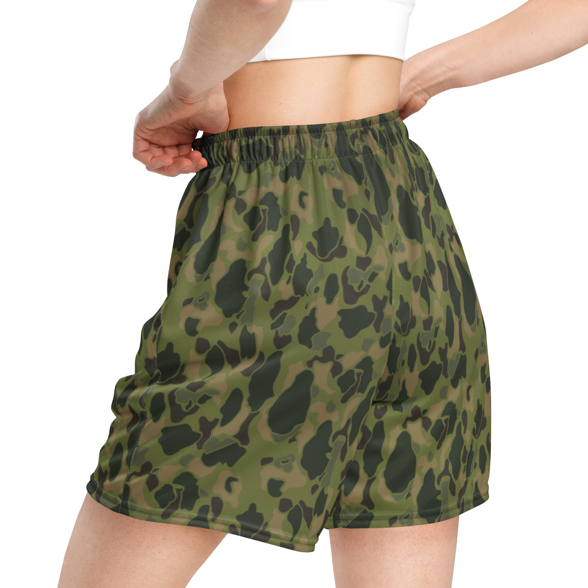 American Frog Skin Tropical CAMO Unisex mesh shorts - Mesh Shorts