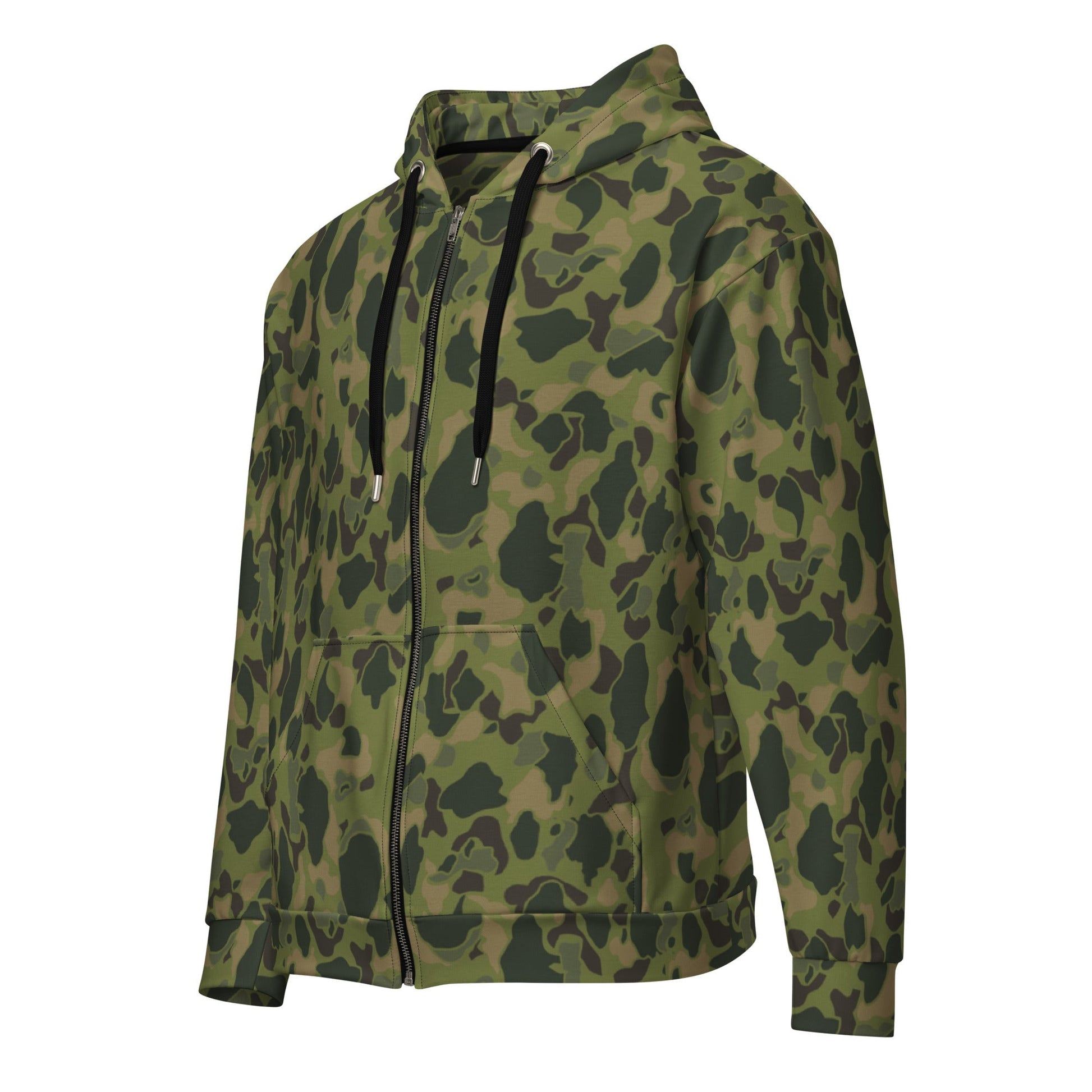 American Frog Skin Tropical CAMO Unisex zip hoodie - Zip Hoodies