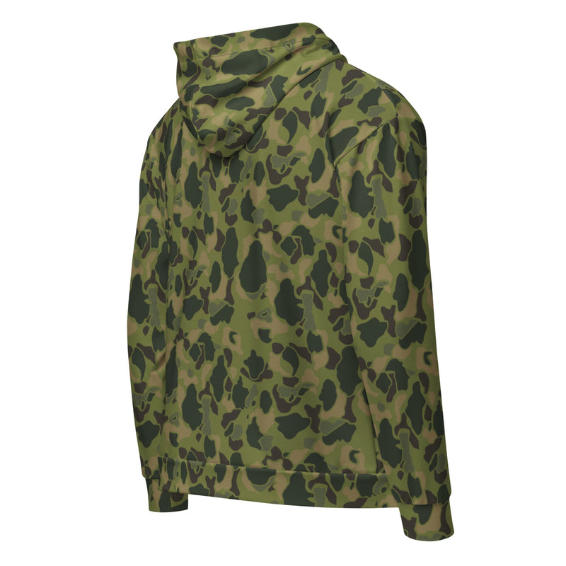 American Frog Skin Tropical CAMO Unisex Zip Hoodie