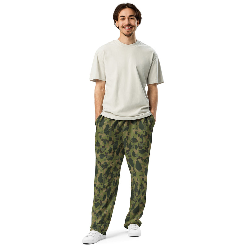 American Frog Skin Tropical CAMO Unisex Wide-Leg Joggers
